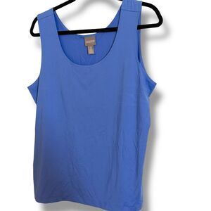 Chico’s Tank Top Women’s Size XL Medium Blue Tone Sleeveless